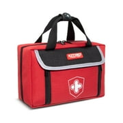 Kitgo Premium Emergency First Aid Kit, 213 Piece with Band Aids, Bandages & Gauze