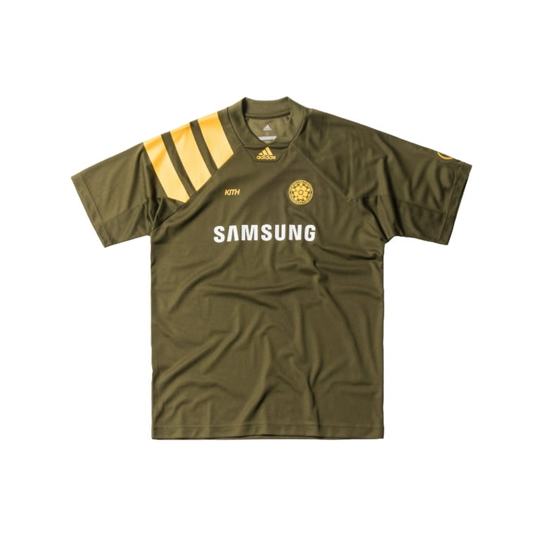 KITH x ADIDAS Men's LA Rays Game Jersey Small Olive Green KITH x ADIDAS Men's LA Rays Game Jersey Small Olive Green