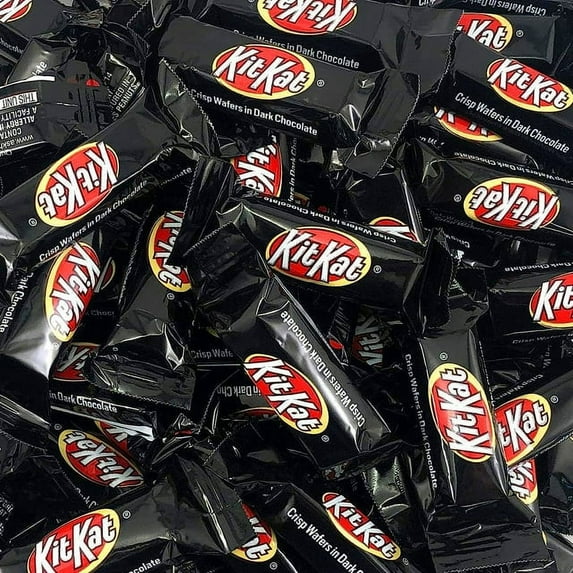 KITKAT Dark Chocolate Miniature Candy Bars (2 Pound Bag - Approx. 100 Count)