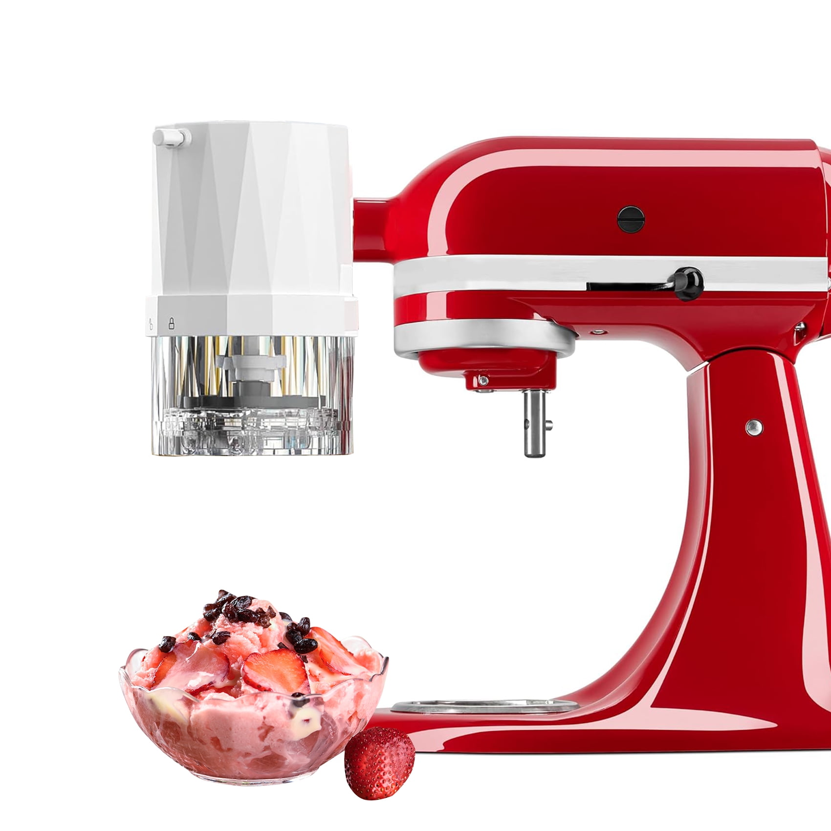 KITOART Shaved Ice Attachment for KitchenAid Stand Mixer,Shaved Ice and