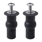 KITPIPI 37*13mm Rubber Toilet Seat Fittings Screws, 2 Pieces