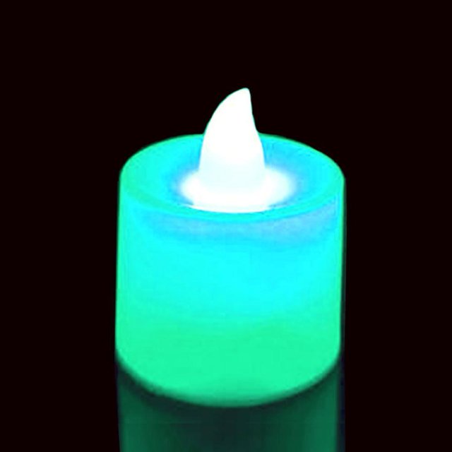 KITPIPI Rechargeable Tea Light Moving Flicker Flameless Led with Timer