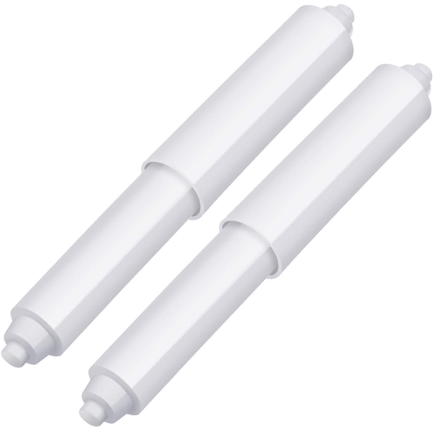 KITPIPI Toilet Paper Roller 2 Pack White Toilet Paper Holder Roller