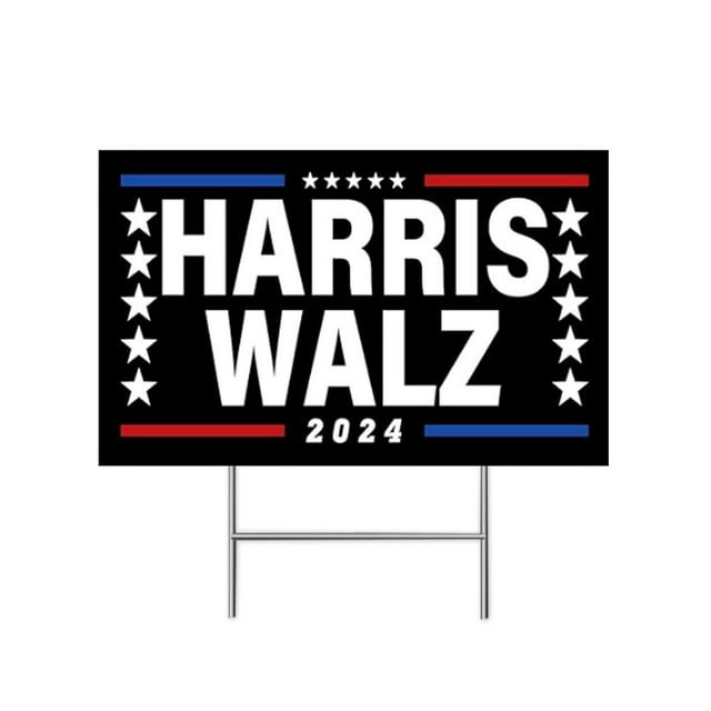 KITPIPIVOPPV Harris Walz 2024 President Election Party Yard Signs with