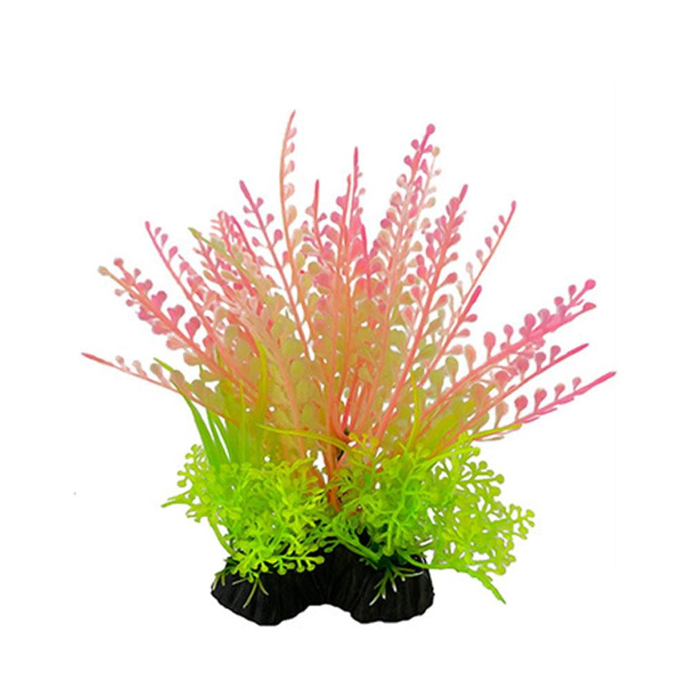 KITPIPIVOPPV Micro Landscape Decoration Fake Water Plants Aquarium