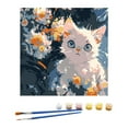 KITPIPIVOPPV a DIY Digital Oil Painting Kit Animal Art +2 Brushes