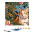 KITPIPIVOPPV a DIY Digital Oil Painting Kit Animal Art +2 Brushes