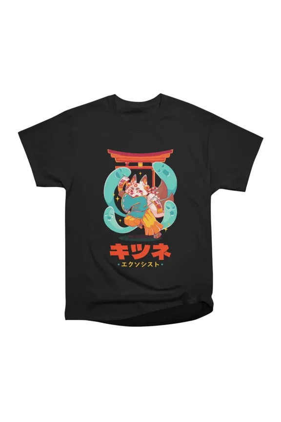 KITSUNE EXORCIST T-Shirt Tee Gift For Him Merch For Her Apparel For Friend