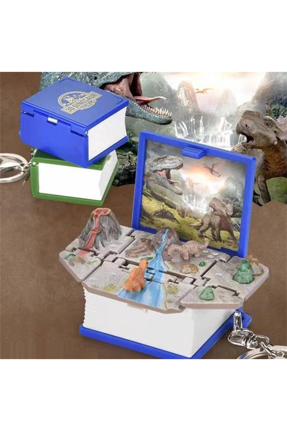 Backpack Adorable Portable Fun Dinosaur Keychain Fidget Toy for Backpack Purse Decor Cute Mini Animal Key Ring for Kids Adults Stress Relief Party Favor Everyday