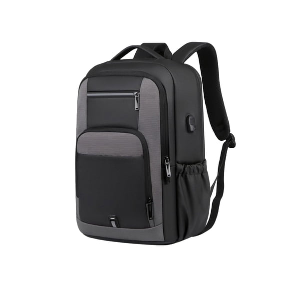 KITTEHIGM Backpack Business Computer Backpack for Men 17 Inch Laptop Bag Large Capacity Student Travel Daypack Durable Waterproof with Padded Sleeve and USB Port