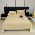 thumbnail image 1 of KITTEHIGM Bed Sheet Set Queen 4 Piece Solid Color Easy Care Wrinkle Fade Resistant Soft Microfiber Bedding Set Deep Pocket up to 16 in, 1 of 6