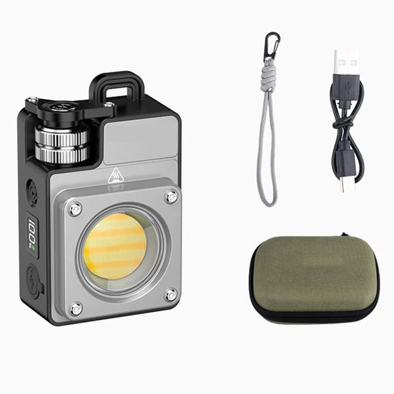 KITTEHIGM Flashlight Edc Outdoor Camping Lamp Portable Campsite Lamp LED Flashlight Long Lasting Camping Lantern Compact Light for Tent Hiking Power Outage