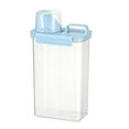thumbnail image 1 of KITTEHIGM Food Storage Containers Large Clear Plastic Airtight Sealed Canisters for Rice Grains Cereal Pasta Kitchen Pantry Organization Stackable, 1 of 4
