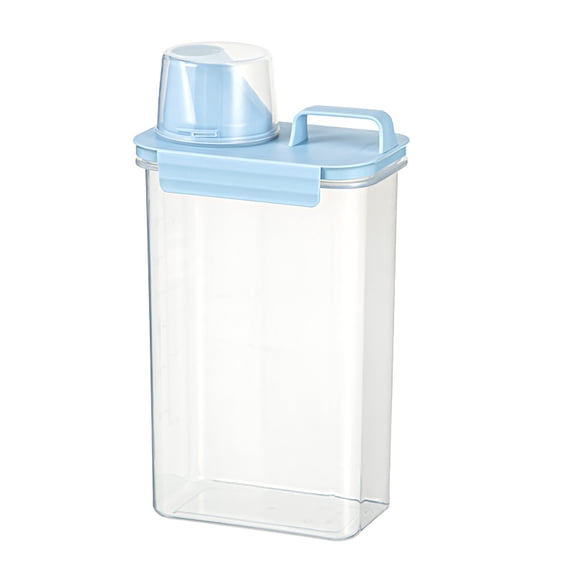 KITTEHIGM Food Storage Containers Large Clear Plastic Airtight Sealed Canisters for Rice Grains Cereal Pasta Kitchen Pantry Organization Stackable