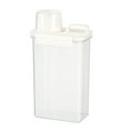 thumbnail image 1 of KITTEHIGM Food Storage Containers Large Clear Plastic Airtight Sealed Canisters for Rice Grains Cereal Pasta Kitchen Pantry Organization Stackable, 1 of 4