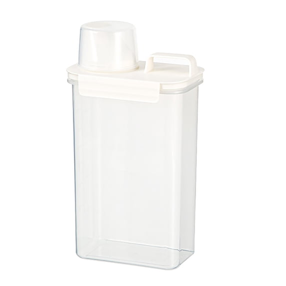 KITTEHIGM Food Storage Containers Large Clear Plastic Airtight Sealed Canisters for Rice Grains Cereal Pasta Kitchen Pantry Organization Stackable