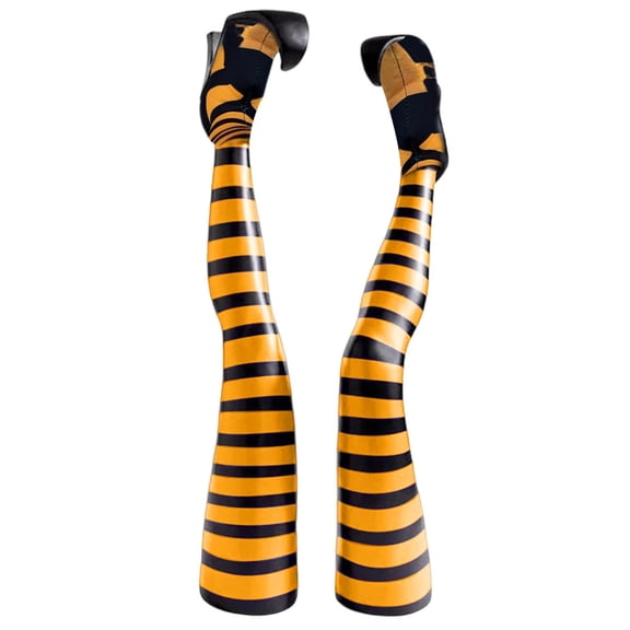 KITTEHIGM Halloween Decorative Prosthetic Leg Props with Telescopic Pole for Spooky House Party Spooky Scene Decoration Prop