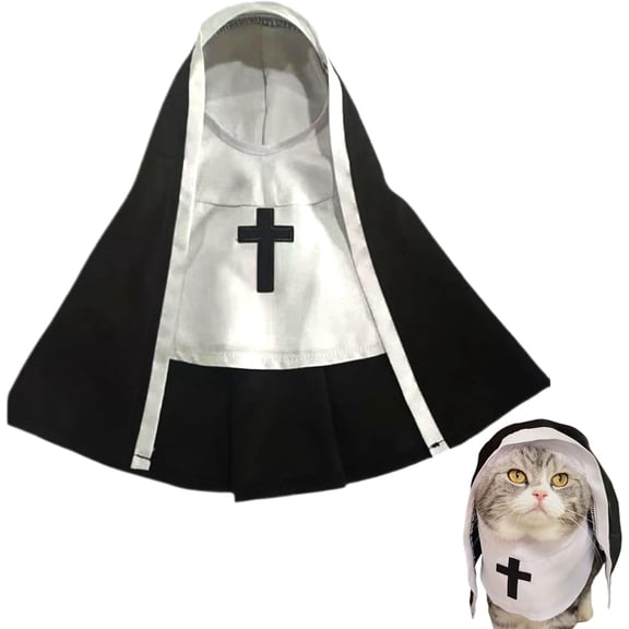 KITTEHIGM Halloween Pet Cosplay Costume, Funny Roleplay Outfit for Small Medium Dogs, Sister Custom Party Kit, Animal Holiday Clothing, Event Photo Props, Puppy Dress Up