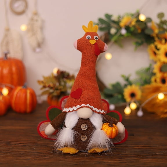 KITTEHIGM Halloween Rudolph Faceless Gnome Goblin Halloween Decoration Toy for Home Shelf Tabletop Mantel with Cute Spooky Design and Festive Accent