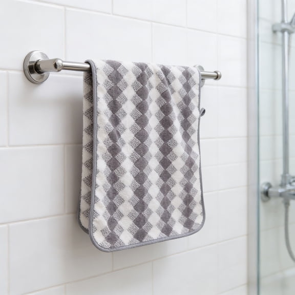 KITTEHIGM Kit Beach Towel Corals Fleece Face Towel Double Layered Thickened Soft Super Absorbent Quick Drying Hand Towel for Bathroom Kitchen Home Gym Polyester