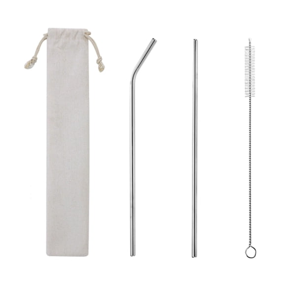 KITTEHIGM Reusable Color Coated 304 Stainless Steel Stunprocessed Set, Eco Friendly Drinking Accessory for Bar Cocktails, Milk Tea and Assorted Daily Cold Beverage Consumption