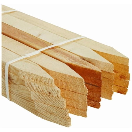 Kitzman's Wooden Survey Stake - Paintable, Landscaping - 18 In, 1x2, Multicolor