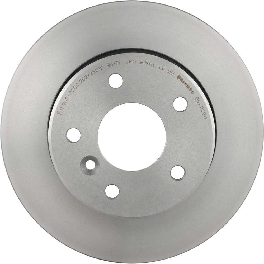 Brembo KT00490 ceramic brake pad and UV coated vented brake disc kit