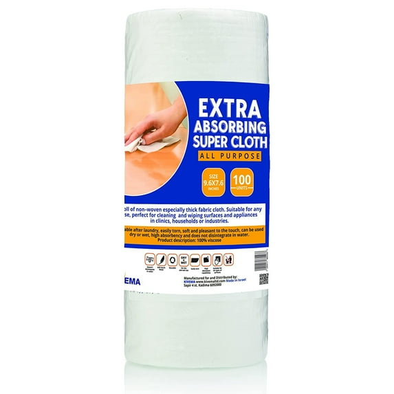 KIVEMA 100 Count/Roll | Disposable Dish Cloths: Say Goodbye to Dirty Rags
