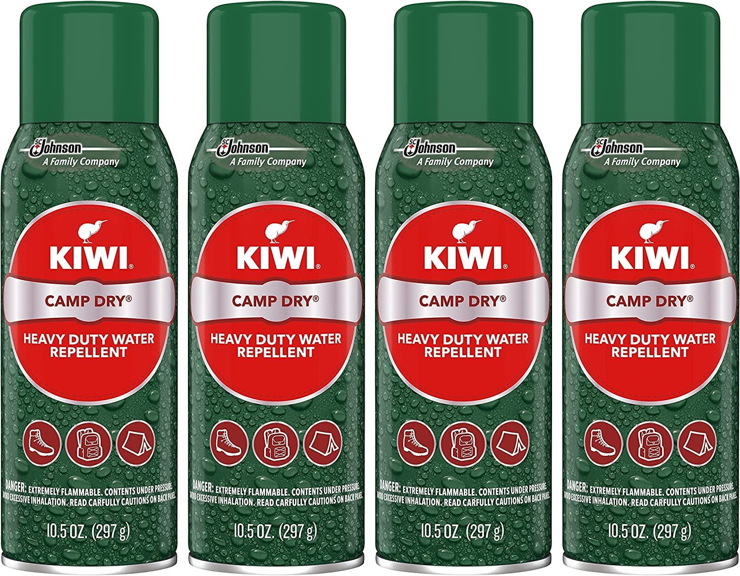 KIWI Camp Dry Water Repellent, 4-10.5 oz, Leather Waterproof, Outdoor