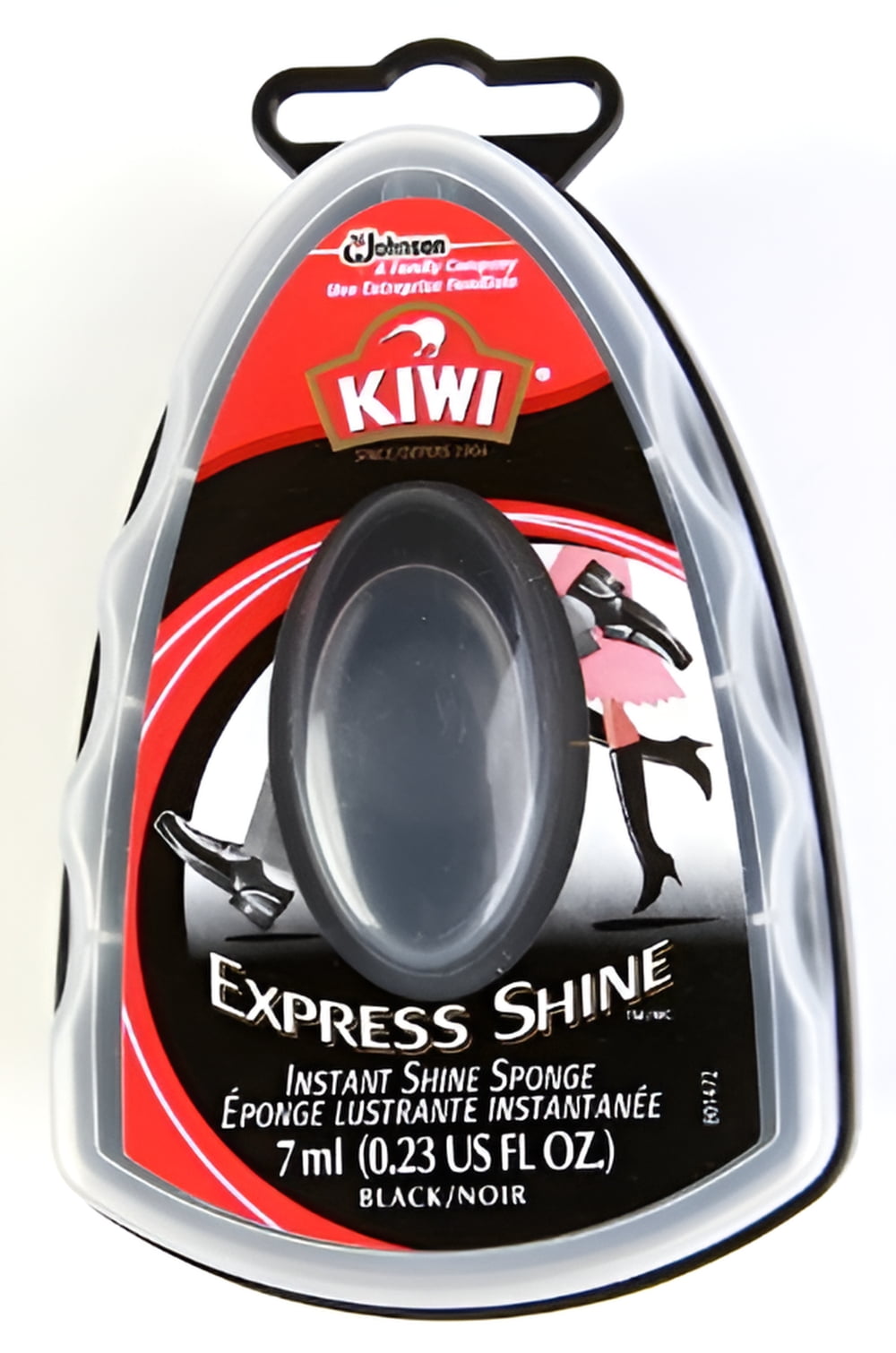 KIWI Express Shine Instant Shine Sponge Black 1 ct (Pack of 3)