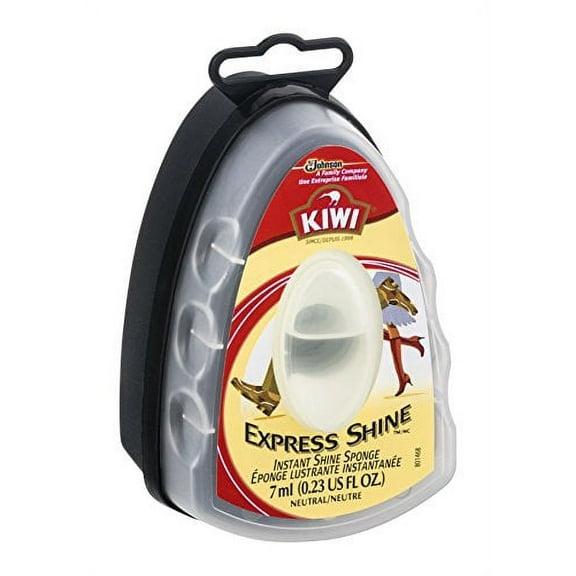 KIWI Express Shine Instant Shine Sponge Neutral (Clear) 0.23 fl oz