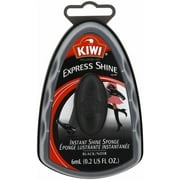 KIWI Express Shine Sponge, Black, 0.23 oz (1 Sponge)