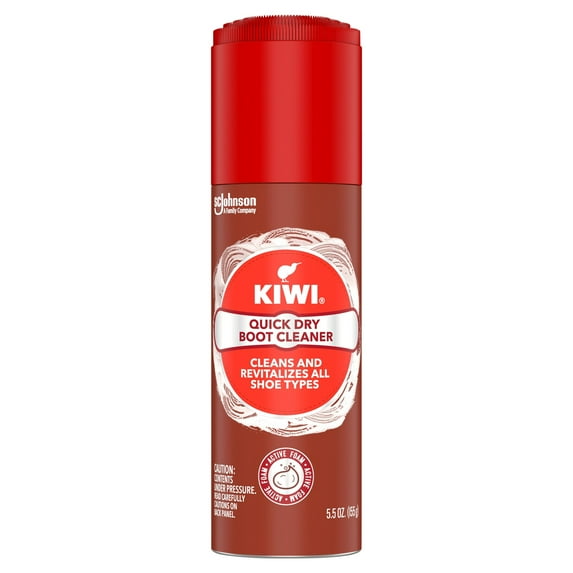 KIWI Quick Dry Boot Cleaner, 5.5 oz (1 Aerosol Spray)