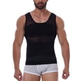 thumbnail image 1 of KIWI RATA Compression Shirt for Men Slimming Undershirt Body Shaper Tank Tops Sleeveless Shapewear Vest M-3XL, 1 of 6