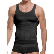 SHAPERIN Kiwi Rata Compression Shirts Men Sleeveless Slimming Undershirts Tummy Control and Body Shaper Tank Top