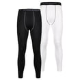 thumbnail image 1 of KIWI RATA Men's Compression Pant Athletic Tight Quick Drying Leggings Seamless Base Layer Bottom Sports Pant, 1 of 7
