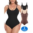 thumbnail image 1 of KIWI RATA Shapewear Bodysuit for Women Tummy Control Body Shaper Seamless Sculpting Snatched High Waist Body Suit, 1 of 7