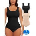 thumbnail image 1 of KIWI RATA Shapewear Bodysuit for Women Tummy Control Body Shaper Seamless Body Suit Sleeveless Going Out Tops, 1 of 6