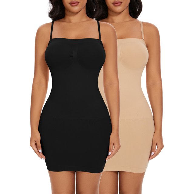 KIWI RATA Shapewear Slip for Women Tummy Control Slips Strapless Body