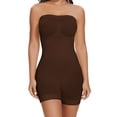 thumbnail image 1 of COMFREE Strapless Shortie Bodysuit for Women Tummy Control Shapewear Seamless Sculpt Body Shaper with Removable Straps, 1 of 6