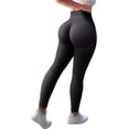 thumbnail image 1 of KIWI RATA Women High Waist Leggings Tummy Control Yoga Pants Butt Lift Squat Proof Active Workout Tights, 1 of 6