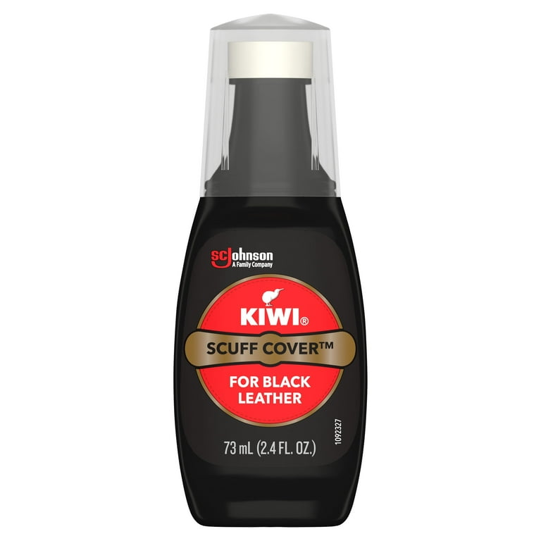 Kiwi Scuff Cover, for Black Leather - 73 ml