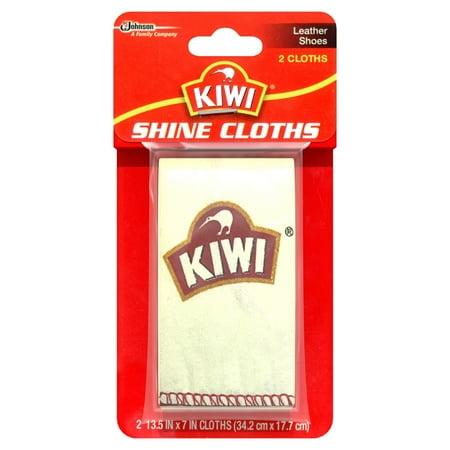 KIWI Shine Cloths 2 count