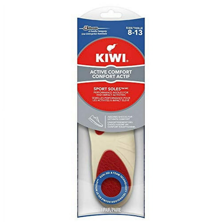 KIWI Shoe Insoles and Inserts for All day support Performance Foam Absorbs Shock for Ultimate Comfort Sport Men 8 13 Walmart