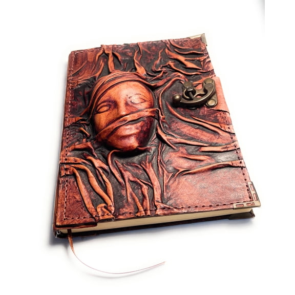 KIYMET Handmade Genuine Leather Standard Journals, 7 in x 9 in, 1 Count