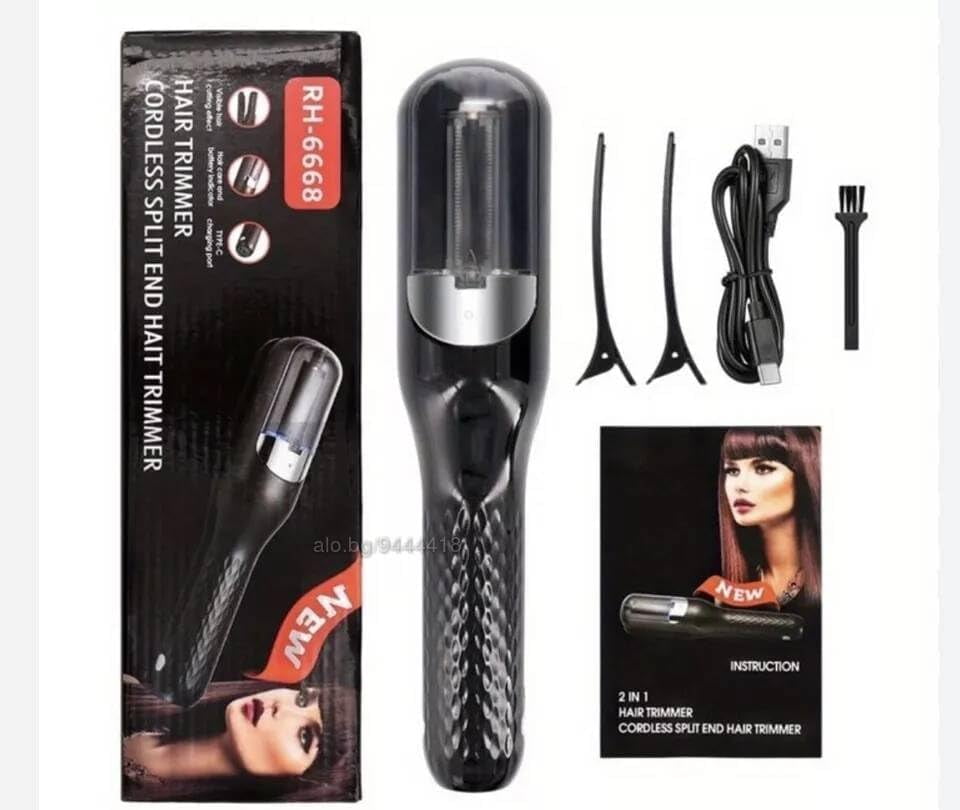 KIYU Cordless Split End Hair Trimmer Machine Rechargeable Electric ...