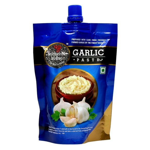 KIZ Resealable Squeeze Pouch Paste 7 oz (200g) Garlic Paste