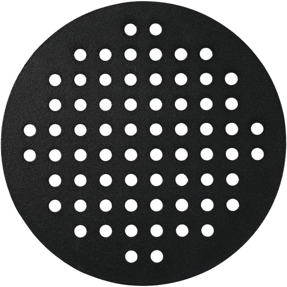 KJ-MFG23 9.75 Inch Cast Iron Fire Grate Grill Replacement Parts for Kamado Joe 18 Classic I II III Series KJ23RH KJ23RHC KJ23RHCI Charcoal Grate Grill Bottom Plate Charcoal Smoker Grate Accessories