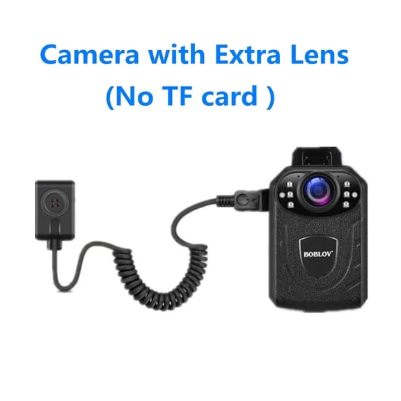 KJ21 BodyCamera HD1296P KJ21 Updated Police Camera Mini Body Mounted Surveillance Cam Night Vision External Lens ,Ultra HD