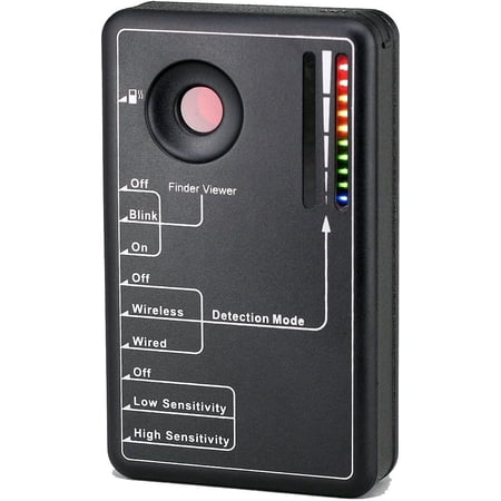 KJB RD-30 LawMate Pocket RF Detector, 3 Modes of Detections, Quickly Finds Hidden Cameras Using The Hidden Camrea Lens Finder, Can Detected Wired Cameras, Low and High Sensitivity